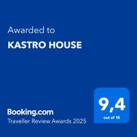 Certifikát, ocenenie alebo iný dokument vystavený v ubytovaní KASTRO HOUSE