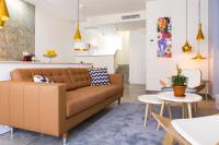 A seating area at Chinchilla Apartment in Malaga by Solaga Holiday Homes