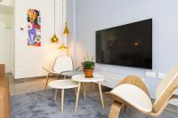 A television and/or entertainment centre at Chinchilla Apartment in Malaga by Solaga Holiday Homes