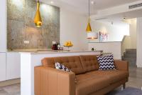 A seating area at Chinchilla Apartment in Malaga by Solaga Holiday Homes