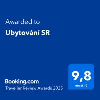 Certifikát, hodnocení, plakát nebo jiný dokument vystavený v ubytování Ubytování SR