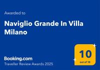 Naviglio Grande In Villa Milano tanúsítványa, márkajelzése vagy díja