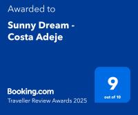 Certifikát, ocenenie alebo iný dokument vystavený v ubytovaní Sunny Dream - Costa Adeje