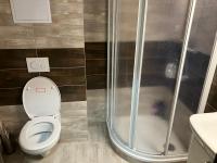 Koupelna v ubytování Apartmán Nelinka u Klínovce