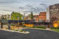 una representación del exterior de un hotel en Delta Hotels by Marriott Mount Pleasant, en Racine
