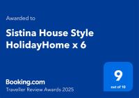 Certifikát, ocenenie alebo iný dokument vystavený v ubytovaní Sistina House Style HolidayHome x 6
