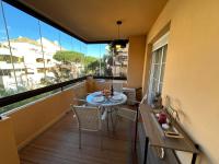 Balkón nebo terasa v ubytování Elviria beach front apartment
