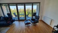 Posezení v ubytování Vltava River Apartment