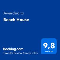 Certifikát, ocenenie alebo iný dokument vystavený v ubytovaní Beach House