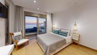 Posteľ alebo postele v izbe v ubytovaní 3 Muses Luxury Villas