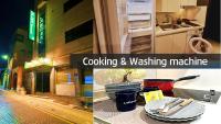 Olive hostel R(Residence)にあるキッチンまたは簡易キッチン