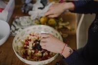 Jídlo v penzionu nebo okolí