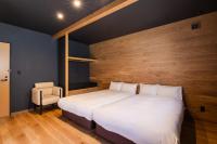 Kawaguchiko Country Cottage Banにあるベッド