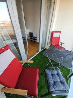 Posezení v ubytování Vltava River Apartment