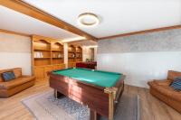 Zimmer mit Billardtisch und Sofa in der Unterkunft Hotel Guillem &amp; Spa in Encamp