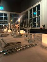 En restaurant eller et andet spisested på Hotel Montagne