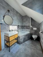 Kúpeľňa v ubytovaní Hotel Barbakan