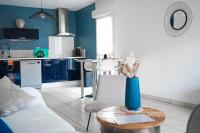 Kuchyňa alebo kuchynka v ubytovaní Bel appartement climatisé & parking
