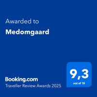 Certifikát, hodnocení, plakát nebo jiný dokument vystavený v ubytování Medomgaard