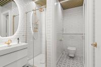 Koupelna v ubytování Vodickova Luxury Suites