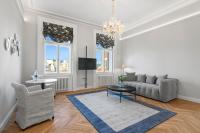 TV a/nebo společenská místnost v ubytování Vodickova Luxury Suites