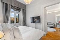 TV a/nebo společenská místnost v ubytování Vodickova Luxury Suites