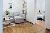 Posteľ alebo postele v izbe v ubytovaní luxury apartment center athens (wifi)