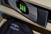 an apple watch is sitting on a shelf at Academias Hotel, Autograph Collection in Athens
