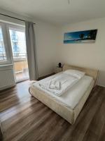 Posteľ alebo postele v izbe v ubytovaní Medena Apartment old town with free parking