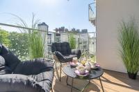 Balkon lub taras w obiekcie Apartamenty Fenomen - Premium Porto Nadmorskie Tarasy w Kołobrzegu