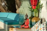 Posezení v ubytování Villa Jugraj - A Perfect Retreat for Your Rejuvenating Vacation in Chaweng Noi Samui