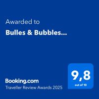 Certifikát, ocenenie alebo iný dokument vystavený v ubytovaní Bulles & Bubbles...