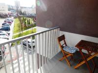 Balkón alebo terasa v ubytovaní APARTMÁN BRATISLAVA city & parking