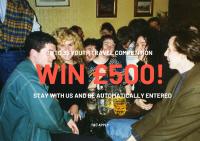 a poster for a tv show with a group of people at Astor Hyde Park Hostel in London