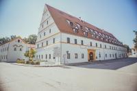Das Gebäude in dem sich das Aparthotel befindet