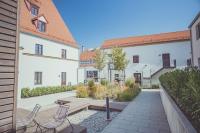 Das Gebäude in dem sich das Aparthotel befindet