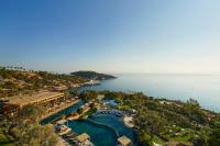 an aerial view of a resort next to the water at Mandarin Oriental, Bodrum in Golturkbuku