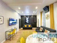 Televízia a/alebo spoločenská miestnosť v ubytovaní 156 - Urban YSL Flat in Montorgueil