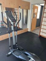 a gym with a treadmill and a room with a ladder at ibis Itu Plaza Shopping in Itu