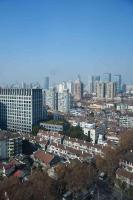 アパートメントから撮影された、または一般的な上海市の景色