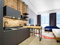 Kuchyňa alebo kuchynka v ubytovaní Mercure Krakow Fabryczna City