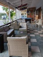 A seating area at Canditas Studios