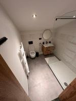 Koupelna v ubytování Apartmán Lesní zátiší Marlenka