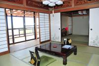 横浜藤よし伊豆店にあるシーティングエリア