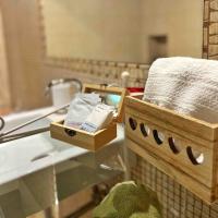 Posteľ alebo postele v izbe v ubytovaní La Locanda dei Fedeli di Vitorchiano