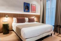 Postel nebo postele na pokoji v ubytování Hotel California