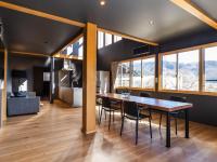 Kawaguchiko Country Cottage Banにあるシーティングエリア