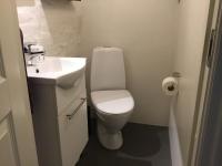 Koupelna v ubytování Rebslagerhuset