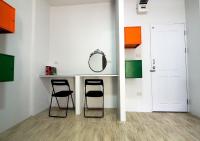 Kuchyň nebo kuchyňský kout v ubytování Prukpibul Apartment