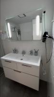 Kúpeľňa v ubytovaní Mandy Apartman